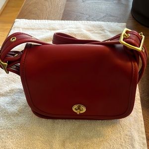 New Coach red saddle bag